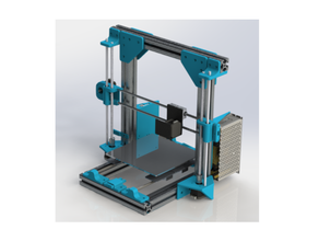 metal rede a8 3d impressora a6 quadro Armação partes resfriamento ventilador 3d print model - Mito3D