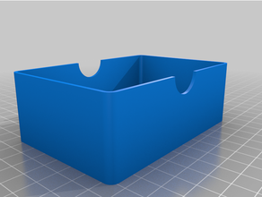 dos carta scatola mazzo titolare supporto dose gioco 3d print model - Mito3D