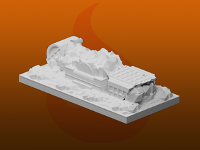 greeblecity ruins skyscraper iv greeblecityruins 3d print model - Mito3D