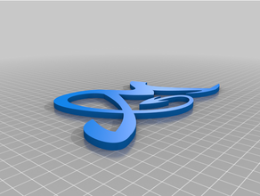 letter 3d print model - Mito3D