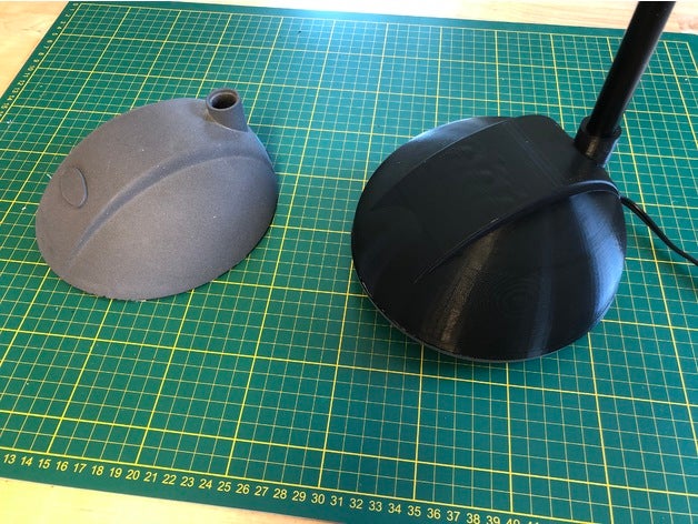 Lampe Base 3D print model - Mito3D