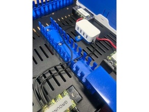 Seilbahn Kabel leiten Management Draht Halter Unterstützung 3d print model - Mito3D