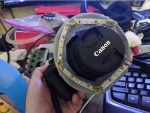 bague lumière créalité carte mère variateur arduino Cas gaine caméra monter DIY électronique ender 3 LED titulaire soutien bande éclairage 3d print model - Mito3D