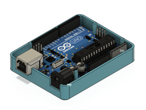 simple arduino uno case 3d print model - Mito3D