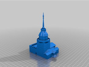 maiden's tower istanbul bosphorus leandros maidens maidenstower 3d print model - Mito3D