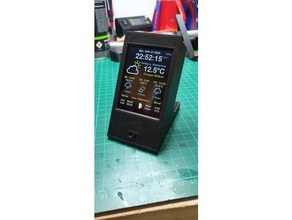 esp8266 wifi colored weather station display tft thingpulse weatherstation 3d print model - Mito3D
