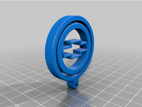 chevrolet keychain chevy 3d print model - Mito3D