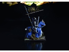 corbeau bretonnian king's guard 3d print model - Mito3D