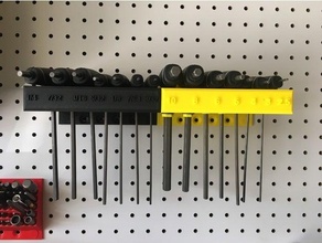 heiser Depot sae metrisch handle verhexen Schlüssel Steckbrett peg Tafel 3d print model - Mito3D