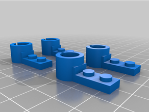 personalizado entrelaçado tijolo microquad 3d print model - Mito3D