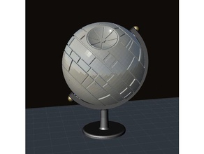 deathstar globe astronomy ball death star education moon solar space toy 3d print model - Mito3D
