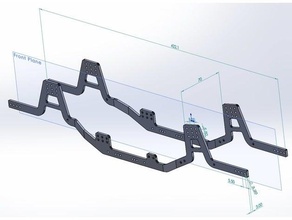 chat rouge gen7 Cadre rails Everest réchac gen 7 3d print model - Mito3D