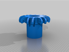 tuuci umbrella hubs style 3d print model - Mito3D