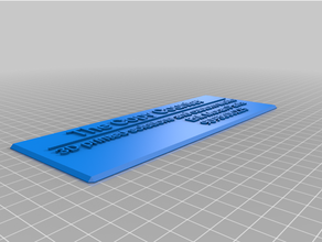 özelleştirilmiş etiket 3d print model - Mito3D