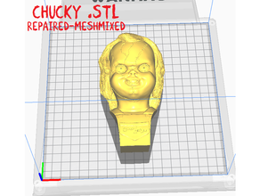 chucky busto niños jugar novia horror 3d print model - Mito3D