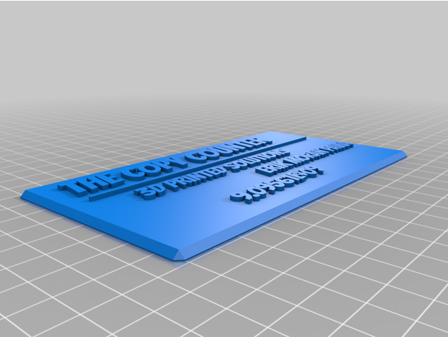 negocio tarjetas personalizado 3D print model - Mito3D