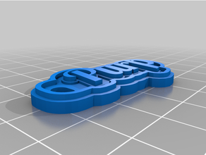 agmy customized multiline tag keychain 3d print model - Mito3D