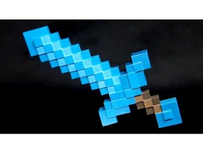 Minecraft espada 3d print model - Mito3D