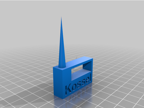 Kossel prueba huellas dactilares 3d print model - Mito3D