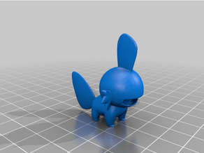 0258 mudkip pokemon figures toy 3d print model - Mito3D