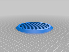 angepasst simptest3le Lautsprecher Grill 3d print model - Mito3D