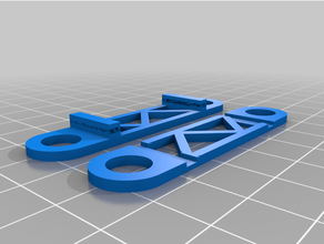 2 piece ficar pé ligação 3d print model - Mito3D