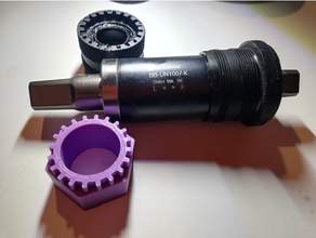 shimano bb un100 herramienta pedalier manivela rodamiento 3d print model - Mito3D