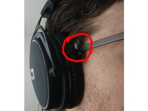 Headset Brille Adapter schmerzlos tragen Audio Customizer Ohren Gaming Musik over ear Videokonferenz 3d print model - Mito3D