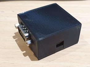 arduino-usb-hid-retrojoystickadapter 2x db9 version arduino created freecad case emulation emulator sega genesis mega drive 3d print model - Mito3D