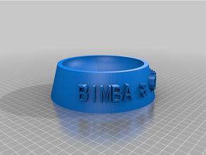 bimbacbimbolivia2ayoliviaustomized tamamen parametrik köpek kedi Gıda çanak 3d print model - Mito3D