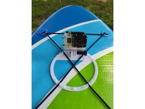 universal gopro monte câmera ação remo foto Levante ficar pé prancha paddle vídeo Esportes Aquáticos 3d print model - Mito3D