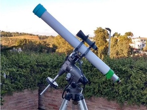 kendin yap 80mm refraktör teleskop 3d print model - Mito3D