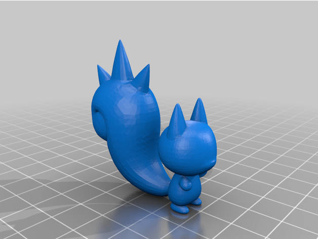 0417 pachirisu pokemon figures toy 3D print model - Mito3D