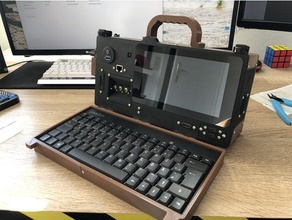 raspberryperk pi emergency recovery kit aio briefcase cyberdeck raspberry 3d print model - Mito3D