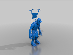 goblin spearman - dnd monster tm spearmen 3d print model - Mito3D