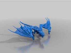 wyvern - dnd - monster - dp dnd monster wyvern 3d print model - Mito3D