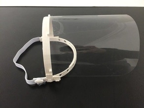 viso scudo pieghevole crollo collassabile corona coronavirus maschera mascherina visiera portatile 3d print model - Mito3D