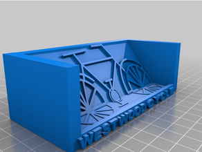 westwood cycle card stand 3d print model - Mito3D