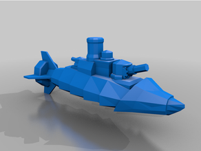 cüce ajan gemi Manowar 3d print model - Mito3D