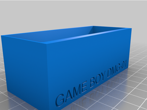 juego chico dmg 01 soporte gameboy montar organizador vertical 3d print model - Mito3D