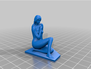 Naga koymak Sanat fotogrametri Polonya heykel Kadın 3d print model - Mito3D