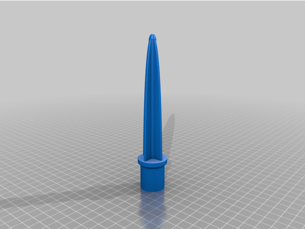 solar ligero estaca apoyo necesario 3D print model - Mito3D