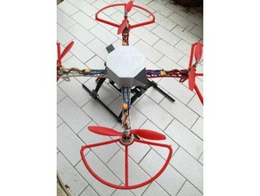 f450 q450 drone quadcopter simple cover case 3d print model - Mito3D