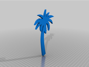 palm tree pen lol plant 3d print model - Mito3D