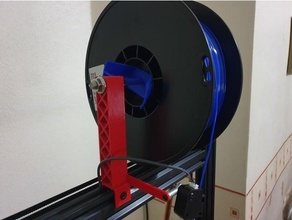 carretel suporte 40mm sidewinder x1 3d print model - Mito3D