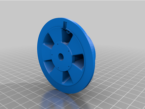 hawker typhoon wheel hub rc plane 3d print model - Mito3D