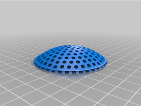 funnel filter v3my customized geodesic kitchen sink drain strainer 3d print model - Mito3D