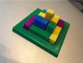 simple easy print puzzle 3d print model - Mito3D