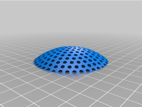 funnel filter v4my customized geodesic kitchen sink drain strainer 3d print model - Mito3D