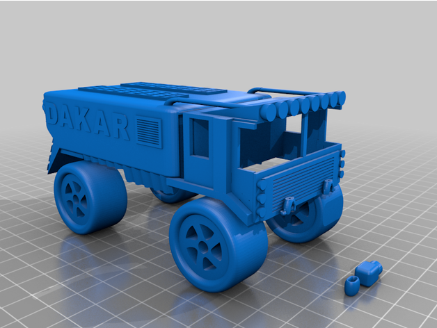 rc body-dakar truck 3D print model - Mito3D